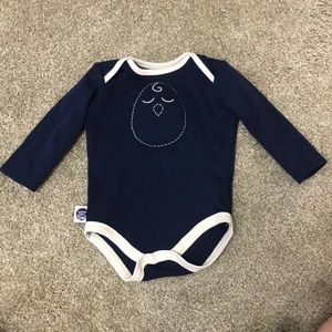 Nested Bean Bodysuit in Navy Blue 6-9 month